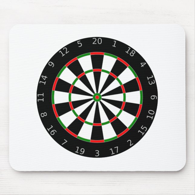 Dartboard Mouse Mat (Front)
