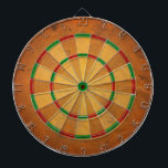 DARTBOARD ORANGE WORN OUT LOOK<br><div class="desc">A handsome dartboard design. The background is orange, with a worn out, stained and scratched looks. The beds of the dartboard are clearly defined. The lighter segments are a lighter, yellow version of the background. The doubles and triples rings are more or less in the traditional colours, adapted to fit...</div>