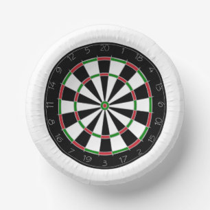 Dartboard Paper Plate