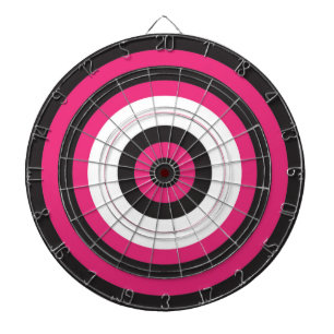 Dartboard/Pink and Black Dartboard