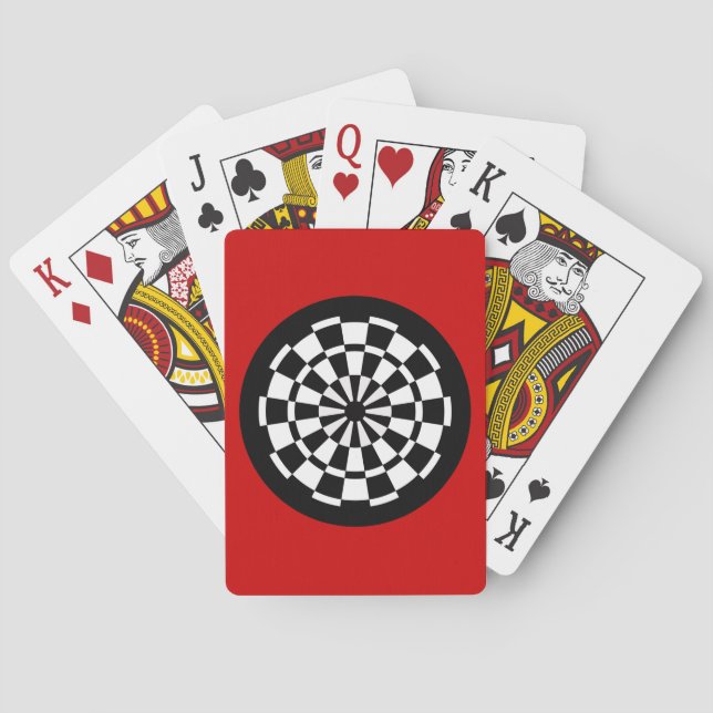 Dartboard Playing Cards (Back)