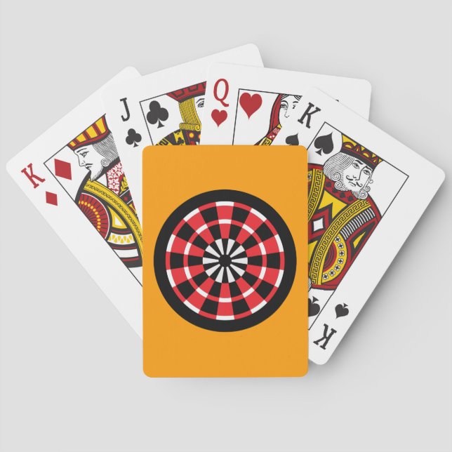 Dartboard Playing Cards (Back)