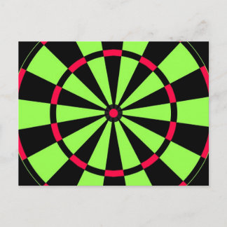 Dartboard Postcard