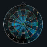DARTBOARD SPACE CW LEO RUNAWAY STAR<br><div class="desc">A beautiful and interesting dartboard design. As background the outer space with a runaway star, called CW Leo, which, according to NASA "is hurtling through space at about 204, 000 miles per hour (91 kilometres per second). It is shedding its own atmosphere to form a sooty shell of discarded material....</div>