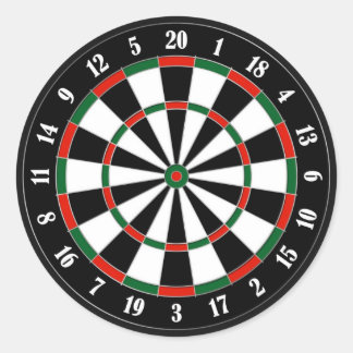 Dartboard Sticker