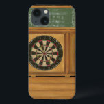 Dartboard with Cricket Scoring iPhone 13 Case<br><div class="desc">An amazingly lifelike painting of a dartboard by Jennifer Goldberger. Looks like a rousing game of cricket is going on. Buy your print today!</div>