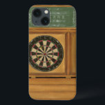 Dartboard with Cricket Scoring iPhone 13 Case<br><div class="desc">An amazingly lifelike painting of a dartboard by Jennifer Goldberger. Looks like a rousing game of cricket is going on. Buy your print today!</div>