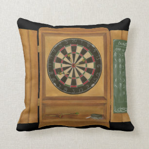 Dartboard with Cricket Scoring Cushion