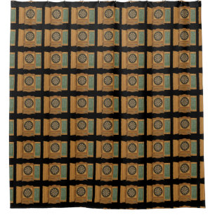 Dartboard with Cricket Scoring Shower Curtain