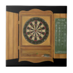 Dartboard with Cricket Scoring Tile<br><div class="desc">An amazingly lifelike painting of a dartboard by Jennifer Goldberger. Looks like a rousing game of cricket is going on. Buy your print today!</div>