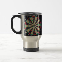 Dartboard With Dart In Bullseye,