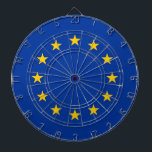 Dartboard with Flag of European Union<br><div class="desc">Add a touch of European pride to your game room with our exclusive dartboard featuring the flag of the European Union! Crafted with meticulous attention to detail, this dartboard is more than just a gaming accessory; it’s a celebration of unity and cultural diversity within the EU. The vibrant design prominently...</div>
