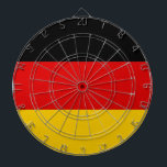 Dartboard with Flag of Germany<br><div class="desc">Add a touch of German pride to your game room with our exclusive dartboard featuring the flag of Germany! Crafted with meticulous attention to detail, this dartboard is more than just a functional item; it’s a celebration of Germany’s rich heritage and cultural identity. The vibrant design prominently displays the iconic...</div>