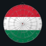 Dartboard with Flag of Hungary<br><div class="desc">Enhance your game room with our eye-catching dartboard featuring the flag of Hungary! This dartboard is more than just a game accessory; it’s a celebration of Hungary’s rich cultural heritage and national pride. The vibrant design prominently displays the Hungarian flag, making it a unique and meaningful way to showcase your...</div>