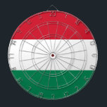 Dartboard with Flag of Hungary<br><div class="desc">Enhance your game room with our eye-catching dartboard featuring the flag of Hungary! This dartboard is more than just a game accessory; it’s a celebration of Hungary’s rich cultural heritage and national pride. The vibrant design prominently displays the Hungarian flag, making it a unique and meaningful way to showcase your...</div>