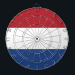 Dartboard with Flag of Netherlands<br><div class="desc">Add a touch of Dutch pride to your game room with our exclusive dartboard featuring the flag of the Netherlands! Crafted with meticulous attention to detail, this dartboard is more than just a functional game piece; it’s a celebration of the Netherlands' heritage and cultural pride. The eye-catching design prominently displays...</div>