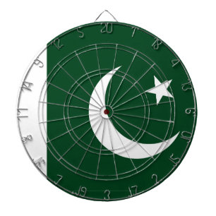 Dartboard with Flag of Pakistan