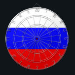 Dartboard with Flag of Russia<br><div class="desc">Patriotic dartboard with Flag of Russia. This product its customisable.</div>