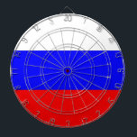 Dartboard with Flag of Russia<br><div class="desc">Patriotic dartboard with Flag of Russia. This product its customisable.</div>