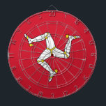 Dartboard with Isle of Man Flag, UK<br><div class="desc">Add a unique touch to your game room with our exclusive dartboard featuring the flag of the Isle of Man! Crafted with precision and attention to detail, this dartboard is more than just a game accessory; it’s a celebration of the Isle of Man’s heritage and cultural pride. The design prominently...</div>