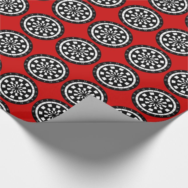 Dartboard Wrapping Paper (Corner)