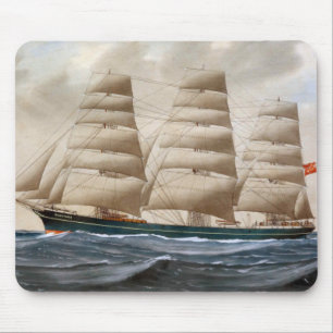 Dartford Sailing ship 1910 Mouse Mat