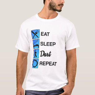 Darting Eat Sleep Dart Repeat Darter Routine Gift T-Shirt