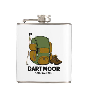 Dartmoor National Park Backpack Hip Flask