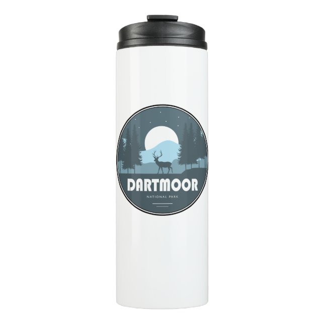 Dartmoor National Park Deer Thermal Tumbler (Front)