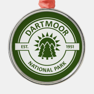 Dartmoor National Park Metal Tree Decoration