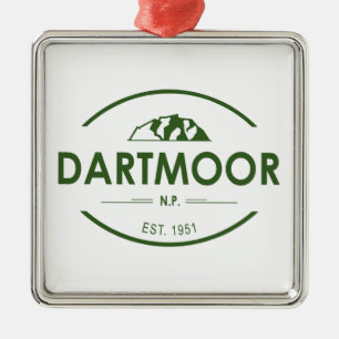 Dartmoor National Park Metal Tree Decoration