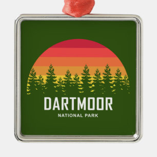 Dartmoor National Park Metal Tree Decoration