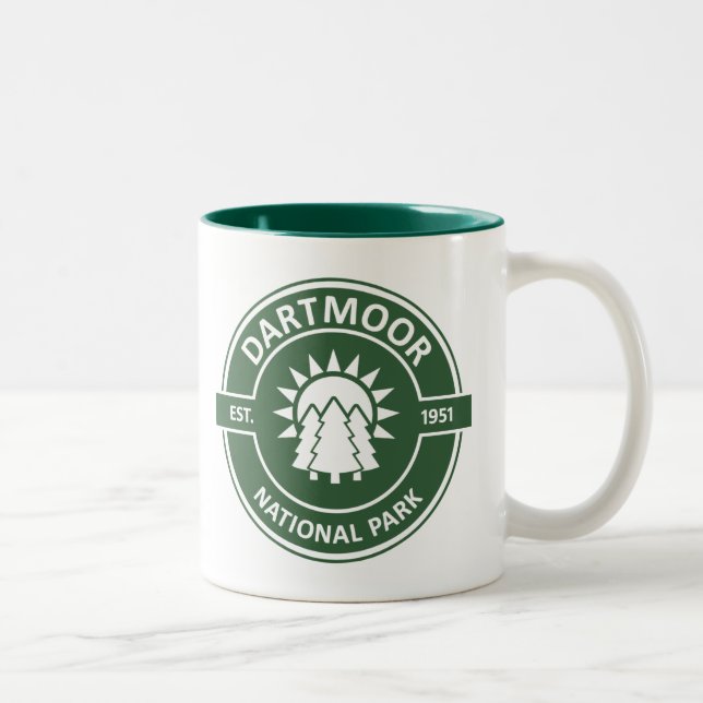 Dartmoor National Park Two-Tone Coffee Mug (Right)