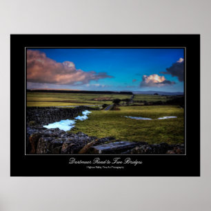 Dartmoor Road to Two Bridges - gallery print
