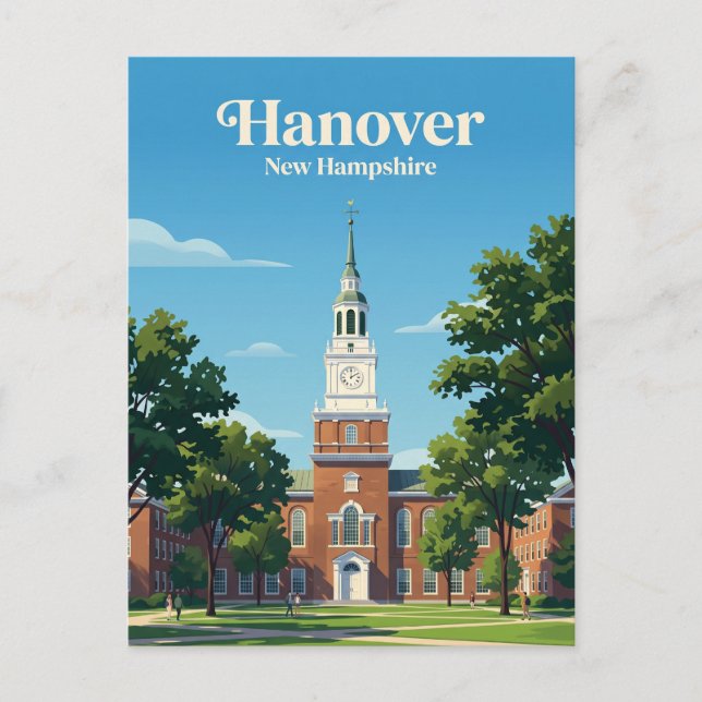 Dartmouth College USA Postcard (Front)