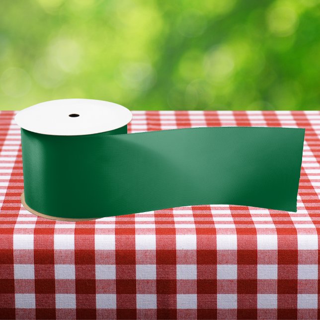 Dartmouth Green Solid Colour Satin Ribbon (Creator Uploaded)