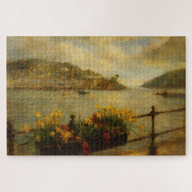 Dartmouth Harbour Turner Style Coastal Puzzle (Horizontal)