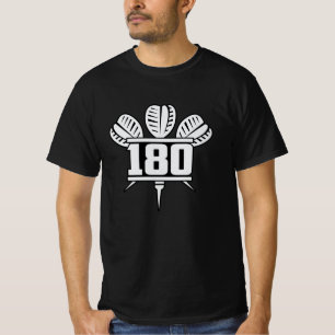 Darts 180 Dart Dartboard Bullseye Arrow Funny Gift T-Shirt
