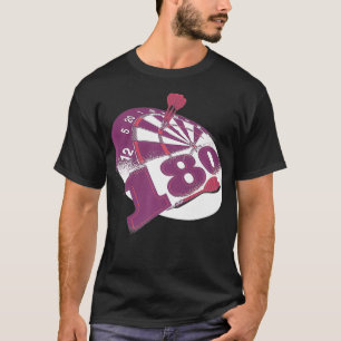 Darts 180 high score tonne 80 - Darts Player - T-Shirt