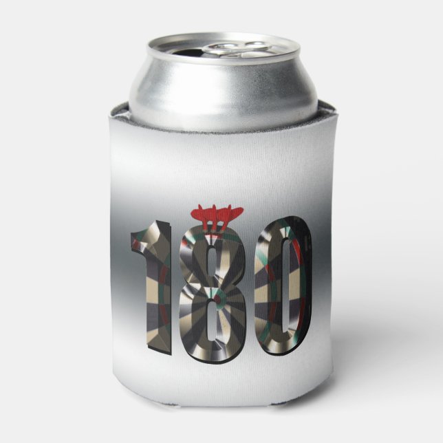 Darts, 180 In The Darboard,  Can Cooler (Can Front)