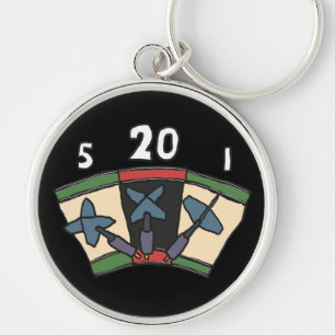 Darts 180 key ring