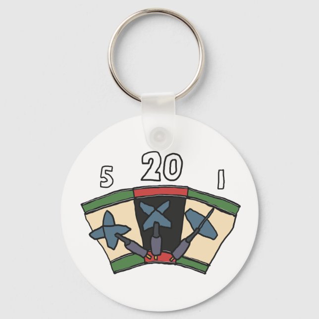 Darts 180 key ring (Front)