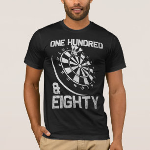 Darts 180 Triple 20 Dartboard One hundred and eigh T-Shirt