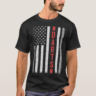 Darts American Flag 4th of July T-Shirt