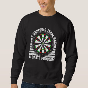 Darts And Beer Funny Pub Game Dart Love Sweatshirt