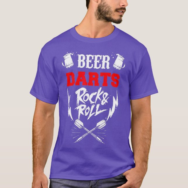 Darts and Rock n Roll T-Shirt (Front)