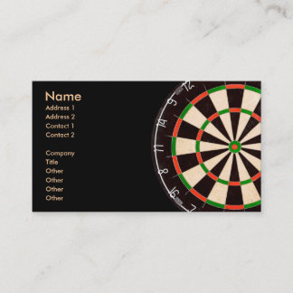 Darts Board Business Cards (pack)