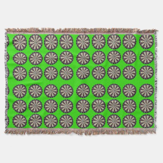 Darts,_Bulls_Eye_Woven_Throw_Blanket. Throw Blanket