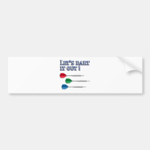 Darts Bumper Sticker