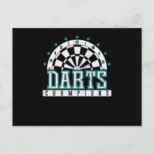Darts Champion Postcard